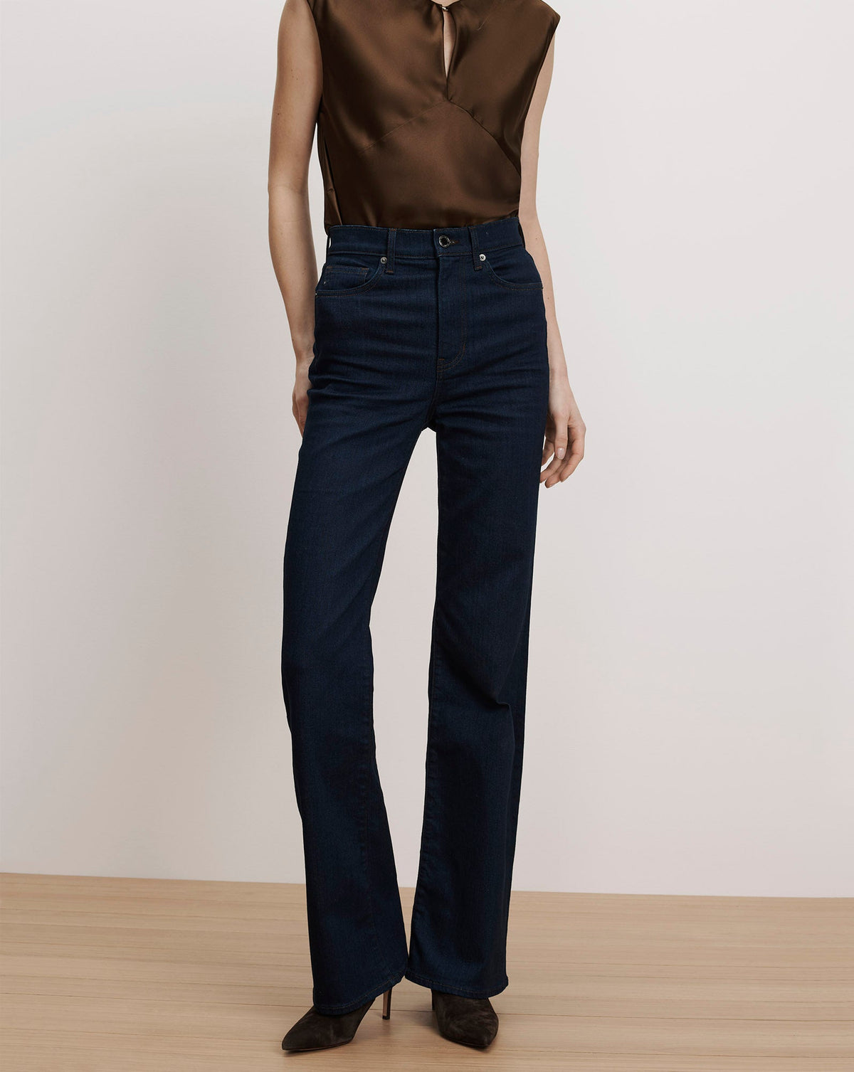 Crosbie Slim Wide-Leg Jean